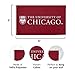Desert Cactus The University of Chicago TUC Flag - 3 x 5 Feet Maroons Banner, Indoor/Outdoor Durable Fabric, 100% Polyester Design (Style A)