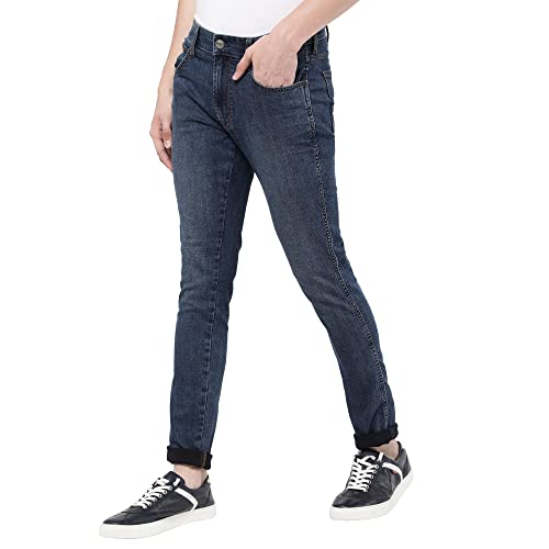 Image of Wrangler Mens Bostin Indigo Jeans (Slim)