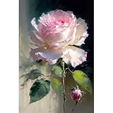 telaio de rosa protos Facile da Fare - Basta abbinare i numeri ai colori per ottenere un dipinto artistico a olio. Dipingere con i numeri adulti offre un'alternativa più semplice e sicura al complesso lavoro a punto croce, dando comunque un senso di realizzazione, favorendo la concertazione e alleviando lo stress. Adatto al paint by numbers per adulti principianti, adulti, anziani e bambini.