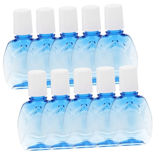 Mikinona 10stücke Leere Augentropfflasche Mit Applikatorflasche Tropfbehälter Aus Kunststoff Quetschbare Tropfflaschen Für Flüssige Produkte