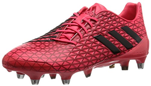 adidas AW16 Predator Malice SG Rugby Boots - Shock Red - US 13.5 - Red/Black