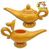 Spooktacular Creations Halloween Genie Lamp Costume Accessory Prop Kits for Halloween Dress-up Party, Role Play, Cosplay, Holiday Decorations