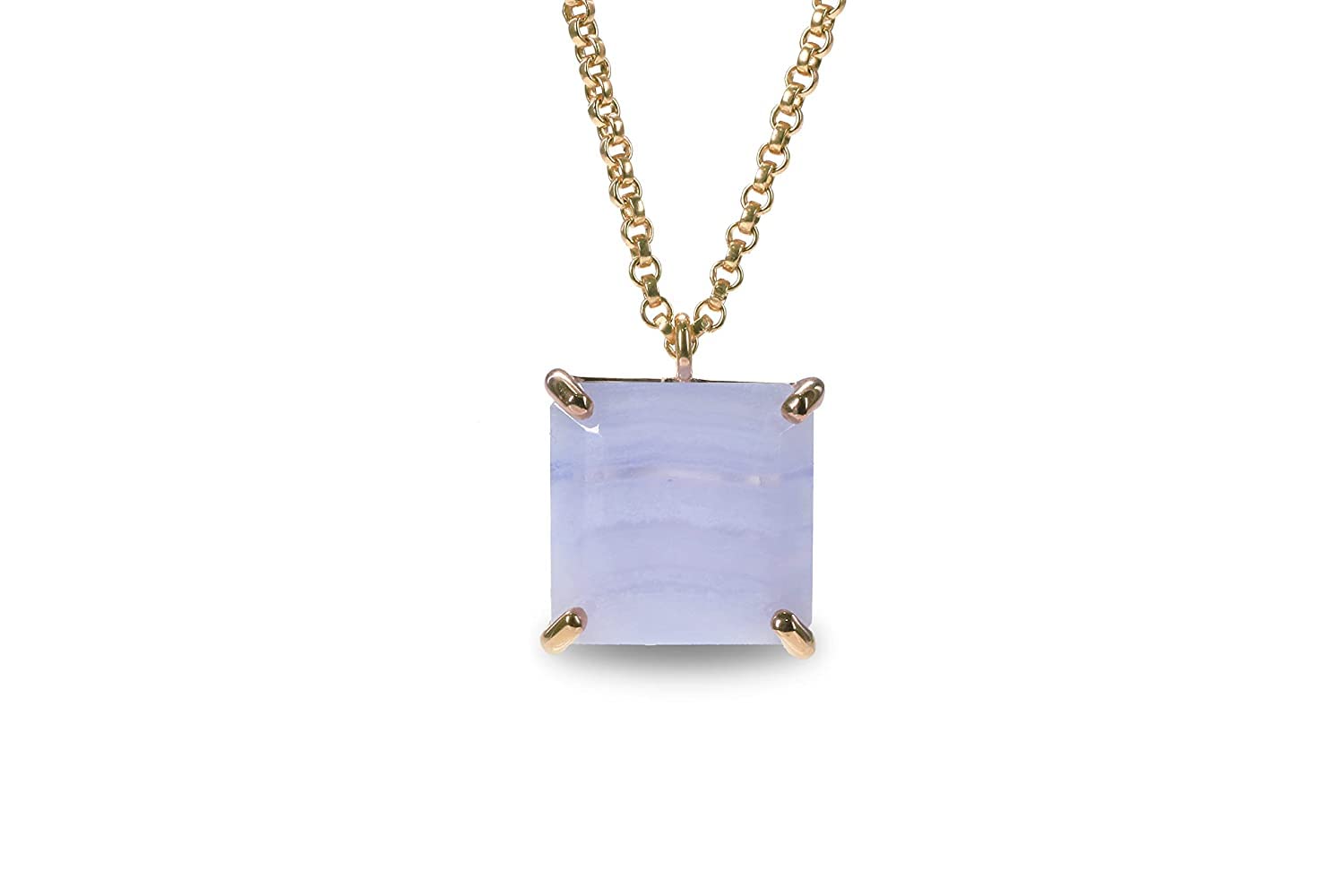 Collar de Ágata de Anémona - Collar de Oro de 14k Hecho a Medida para Mujeres - Collares Hechos a Mano con Estilo para la Moda, Regalos para Mujeres - Joyas de Piedras Naturales para Ella