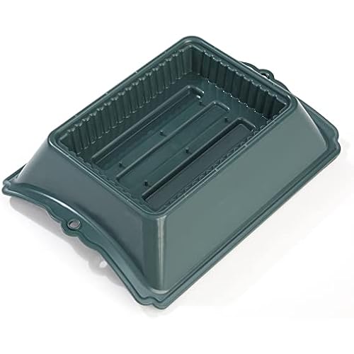 FloraCraft Plastic Floral Casket Saddle 3.5 Inch x 11.25 Inch x 14 Inch Green