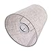 HOLIDYOYO 1pezzi Copertura Lampada in Tessuto Paralume Semplice Per Lampade Da Tavolo Accessorio Decorativo e Ufficio Facile Da Installare e Trasportare immagine