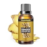 ▽Hierbas naturales: hecho de un extracto de raíz de jengibre, el aceite de jengibre para drenaje del vientre puede aliviar el estrés, mejorar el cutis, acelerar la quema de grasa y cuidar la piel.