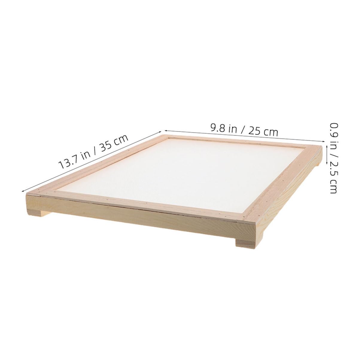 Lot de 2 Filets à Sécher Empilables en Bois, Séchoir à Herbes et Légumes en Maille, Taille Moyenne, Séchoir Vertical Polyvalent pour Plantes Médicinales, Thé et Aliments,