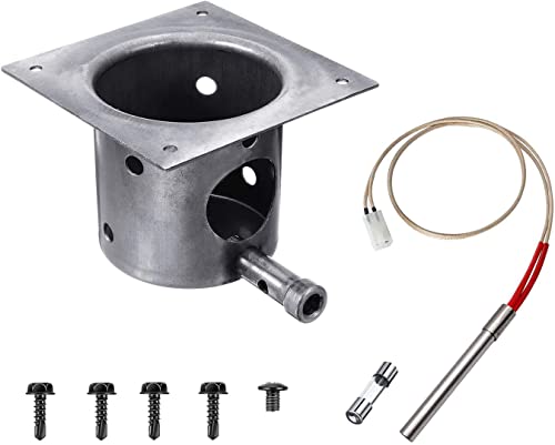 YAOAWE Fire Burn Pot and Hot Rod Igniter Kit Replacement Parts for Traeger and Most Pit Boss Pellet Grills, Compatible with Pellet Pro & Z Grills Wood Pellet Grill BBQ Smoker