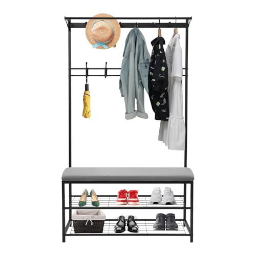 LKHDONG Perchero para pasillo zapatero