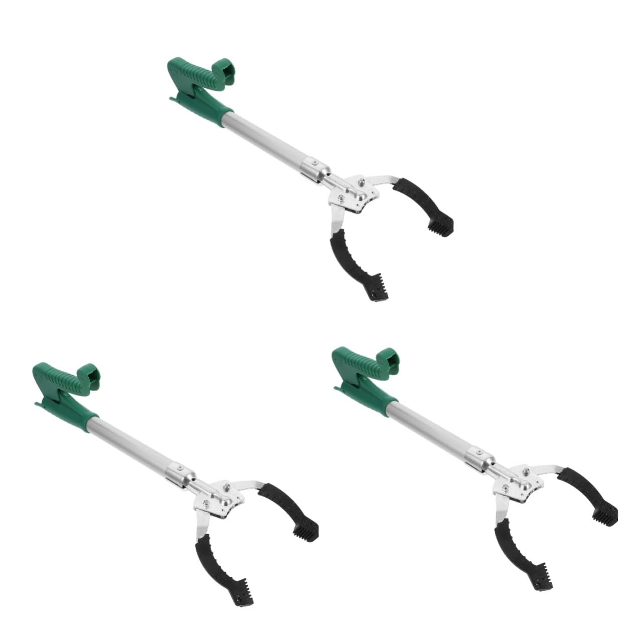 OUNONA 3pcs Garbage up Clip Tool Portable Sturdy Trash Grabbers for Easy Cleaning and Pickup