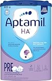 Aptamil HA PRE – Anfangsmilch von Geburt an, Mit DHA, Nur Laktose, Ohne Palmöl, Babynahrung, Milchpulver, 1x 800 g