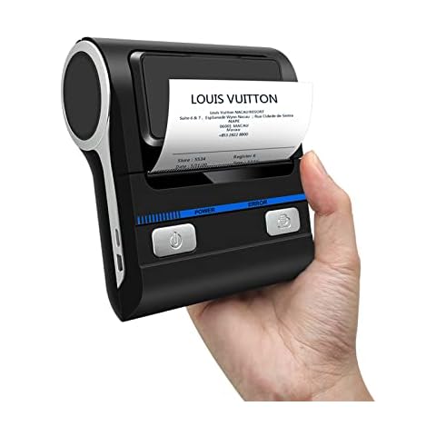 Meihengtong Bluetooth Receipt Printers Wireless Thermal Printer 80mm Compatible with Android/iOS/Windows System ESC/POS Print Commands Set for Office and Small Business (Receipt Printer) Cover