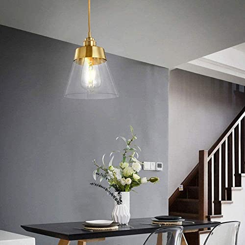 Luces de techo de vidrio transparente para iluminar habitaciones oscuras con elegancia moderna 7