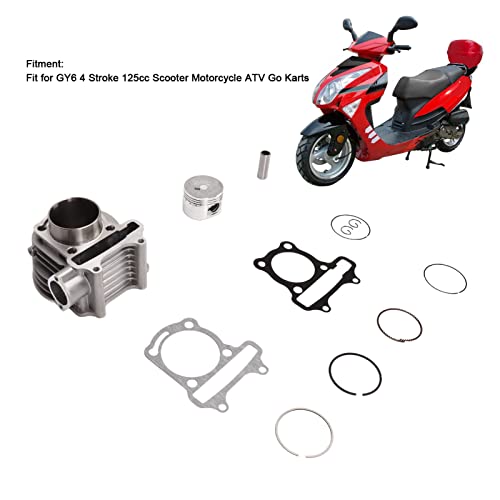 Kit de Montagem de Cilindro de Motocicleta, Kit de Montagem de Cilindro de Motor Atv Com Juntas de P