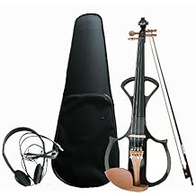 23inch Electric Violin 4/4 Violin,Beginner Violin,Adult Violin,Handcrafted Solid Spruce Natural Wood