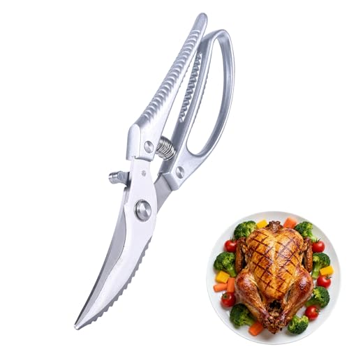 Zenthique Heavy Duty Kitchen Shears - Professional Poultry Scissors with