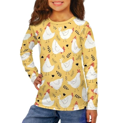 Long Sleeve Tshirts for Girls Boys Thin Fall T Shirts Kids 3-16 Years Novelty 3D Print Pullover Tees2