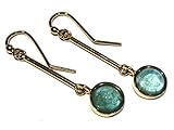  pendientes turmalina Oro 750%