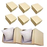 TOYANDONA 8 Stück Teiliges Kraftpapier Uhrenboxen mit Schwarzem und Weißem Innenfutter Vielseitige Schmuck Uhrenaufbewahrung Stabile Verpackungsboxen für Reise und Alltag Elegante