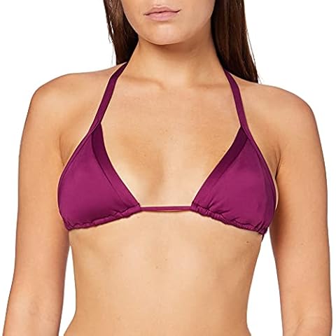 Seafolly Women's Boysenberry Slide Tri Bikini Top Cover