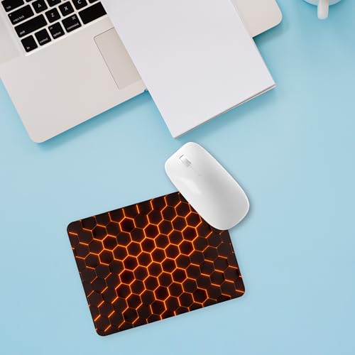 Image of Mouse Pad with Non-Slip Rubber Base, Waterproof & Durable Desk Mat for Gaming, Office & Students | Small Laptop & PC Pad | 23x18cm