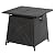 BALI OUTDOORS Propane Fire Pit Table, 28 inch 50,000 BTU Auto-Ignition Outdoor Gas Fire Pit Table, CSA Certification Approval and Strong Steel Tabletop (Square Black)