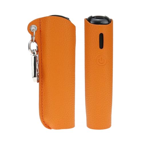 KAZARI �v���[���I�[���ɓK������ �P�[�X Ploom aura�Ɏg�p�ł��� �J�o�[ ���M�����΂��p PU���U�[ 9�F���� �����^�ѕ֗� �X�g���b�v�t�� �I�V���� �V���v�� �z���_�[ (�I�����W�i�J���r�i�t�� �͗lB �j)