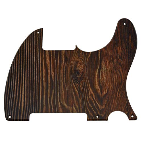 Dopro 5 Hole Tele Blank Guitar 3D Printed plastic Pickguard Scratch Plate Fits Fender Telecaster Esquire Wood Pattern