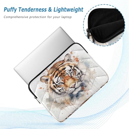 Funda para portátil 13-14 pulgadas con diseño tigre miniatura 5