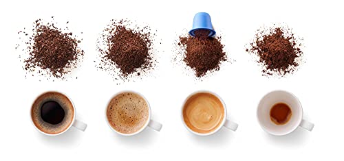 Bluecup Recargables Compatibles con Nespresso Máquinas, 2 Cápsulas Rellenables + 100 Tapas + 1 Sellador de cápsulas + 1 Cuchara