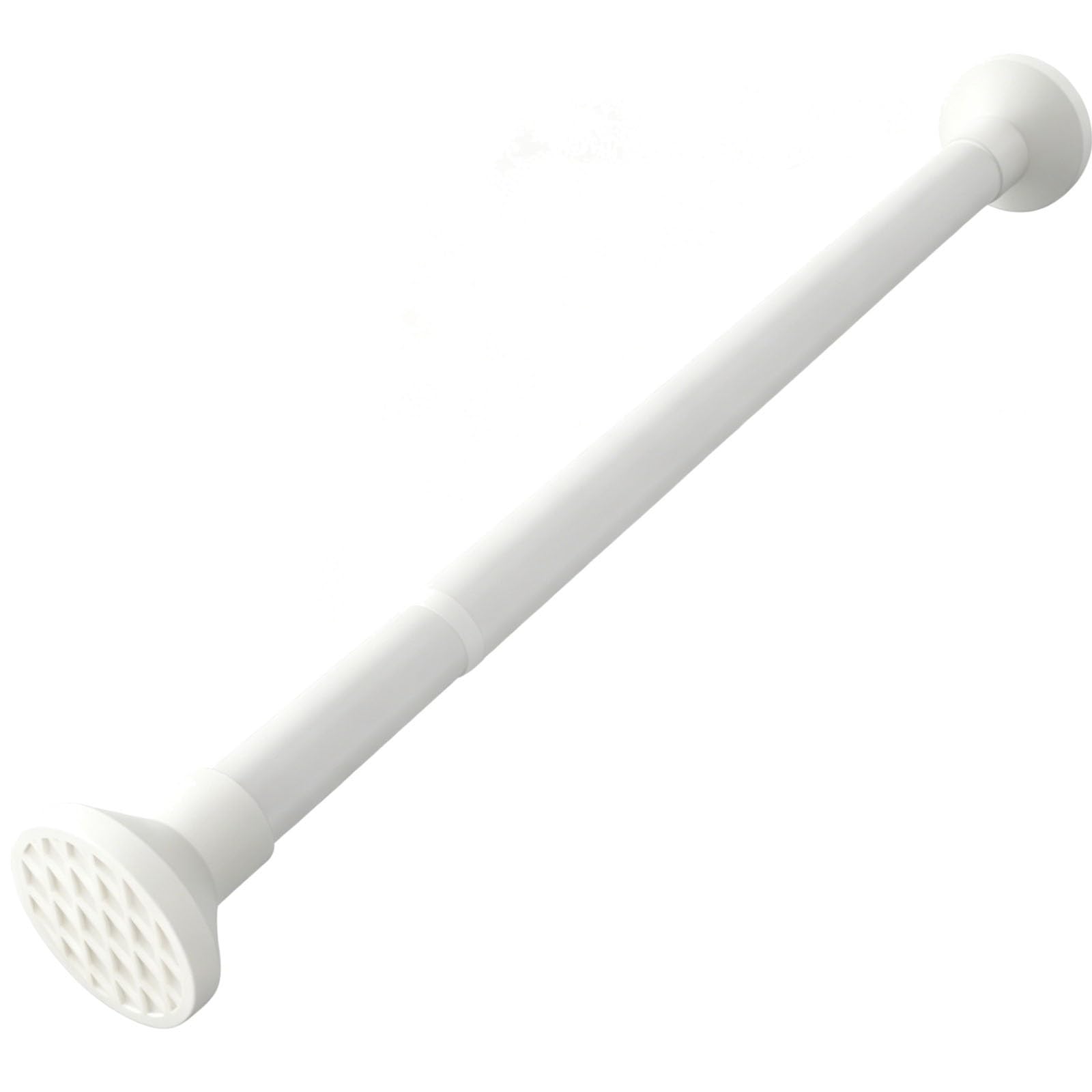 Tension Curtain Rods No Drill, Shower Curtain Rods Tension, Damage Free Multipurpose for Bathroom Window Closet Cabinet(White,70-120cm/28-47in)