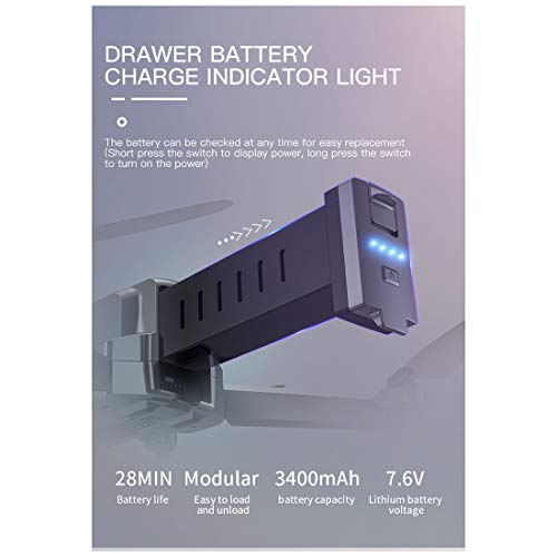 ZLL RC SG908 Drohne 4K Kamera, 3 Achsen Gimbal, 5G WiFi GPS FPV Bürstenloser Drohne Quadkopter , 25 Minuten Flugzeit – Bild 5