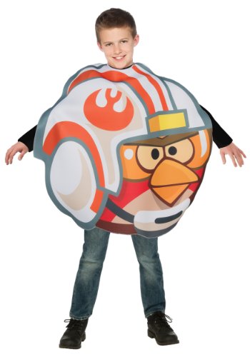 Angry Birds Star Wars Luke Skywalker Fighter Pilot Child's Costume Tunic, One Size