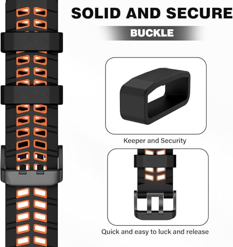 Image of Zitel Band Compatible with Huawei Watch GT 6 Pro /GT 6 46mm, GT 5 / GT 5 Pro 46mm, GT 4 46 mm, GT 3 / GT 3 Pro, GT /GT 2, GT 2 Pro /GT 2e, Watch 4 /4 Pro, 3 /3 Pro - 22mm Sports Straps