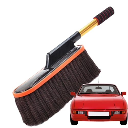 Car Cleaning Brush | Microfiber Retractable Wash Mop | Auto Duster Exterior | Portable Washable Duster for Home Car Exterior Dusting Ceiling Fan Pet Hair Removal Dashboard Cleaning