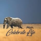  Guest Book: Funeral Guest Book Elephant, Memorial Service Guest Book, Sign In Book for Funeral Guests, Celebration Of Life, Graceful Elephant Cover Design