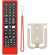 (1+1+1 Pack) Replacement Remote Control Fit Samsung TV No Setup with Red Soft Protective Silicone...