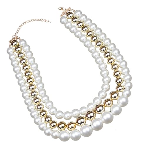 Collier multicouches de perles look rock pour rompre la monotonie