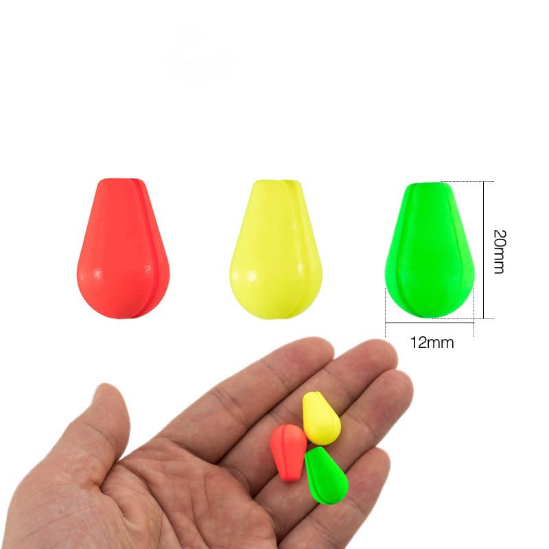 Set de 5 Boyas de Pesca en Espuma EVA de 3 Colores miniatura 2