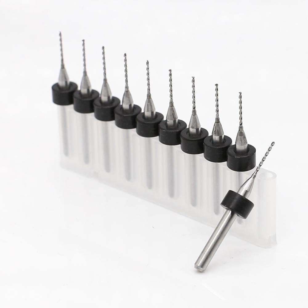 10-teiliges Mikro-Bohrer-Set – 0,8 Mm, Aus Hartmetall, Für PCB & Holz