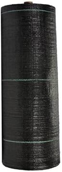 Black Plastic Mulch Film Agricultural Anti Grass Cloth 1 Meter, Garden Weeding Control Fabric 1pc3Meters