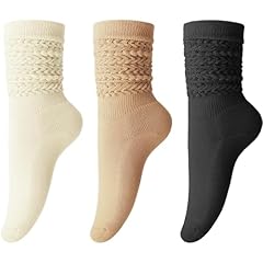 3 Pairs: Beige, Light Camel, Black