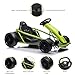 24V Go Kart for Kids 8-12 Years, 300W*2 Extra Powerful Motors, 9Ah Large Battery 8.1MPH High Speed Drifting with Music, Horn,Max Load 155lbs Outdoor Ride On Toy for Teens (Green)
