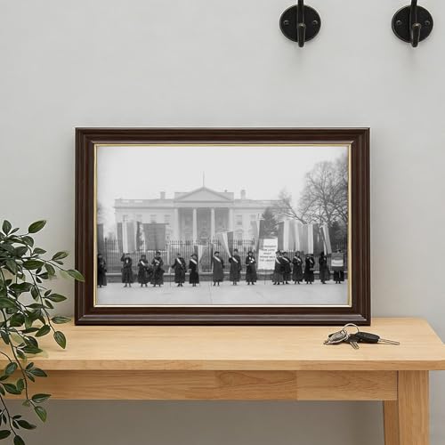 Tableau vintage pour mur vide impression toile protestation Maison Blanche