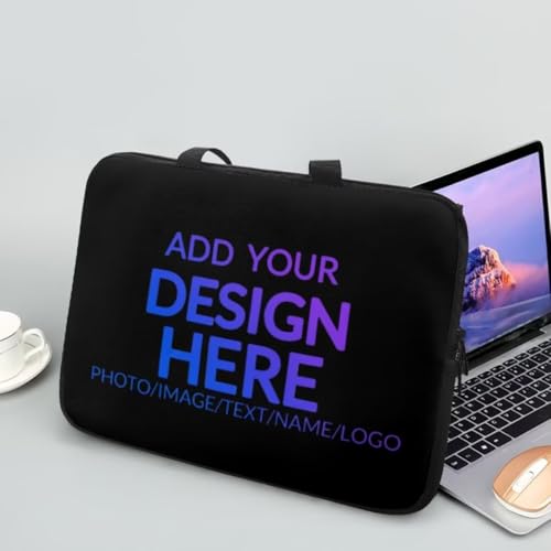Custom Laptop Bag for Men Women,Personalized Businiess Laptop Briefcase with Handle,Computer Bag3