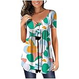 Scoop Neck Tee for Women 2023 Tops and Blouses Fourth of July Maternity Shirt Halter Neck Tops for W