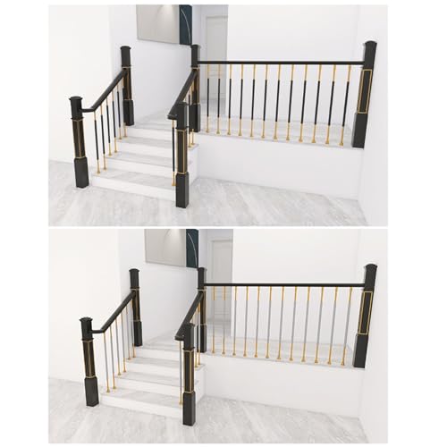Balaustres de aleación de aluminio con ángulo ajustable para barandilla de escalera interior 6