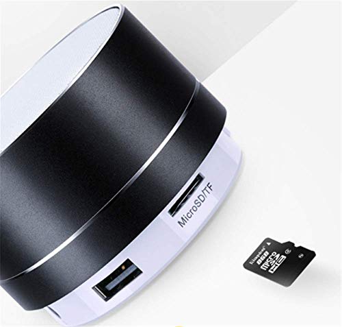Haut-parleur Bluetooth mini enceinte alu lumières LED et basses