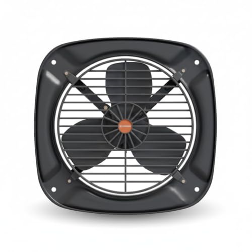 Image of LEDVANCE Metal Exhaust Fan 225mm (9 Inch) High-Efficiency Motor| for Kitchen Bathroom & Washroom| High Speed Air Suction| Rust Proof Metal Body & Blades| Low Power Consumption| 2 Year Warranty