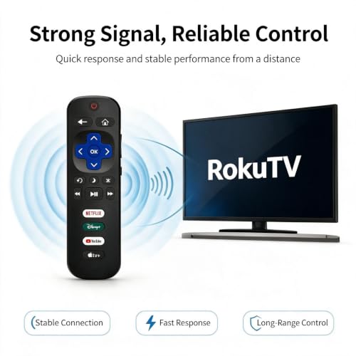 Image of B Brainice Replacement Remote Control for Roku TV